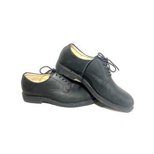 Thad Stuart Men's Black Lace Up Oxford Shoe Size 11